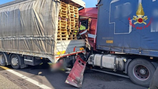 Vimercate – Incidente stradale tra mezzi pesanti sulla Tangenziale